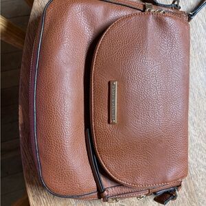 Poppie and Peonies saddle purse bag